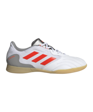 Adidas Copa SENSE.3 IN Sala White Spark J Dětské – Bílý Červené Šedá(shinei