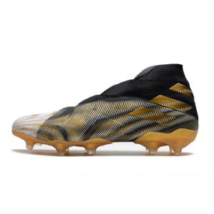 Adidas Nemeziz 19+ FG – Černá Zlato Bílý