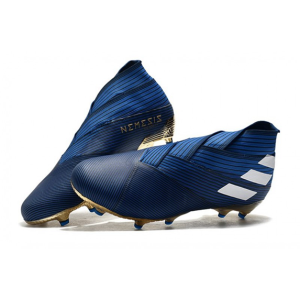 Adidas Nemeziz 19+ FG – Modrý Bílý Černá