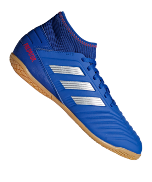 Adidas Predator 19.3 IN J Halle Dětské – Modrý Siliver(shinei