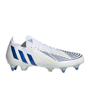 Adidas Predator EDGE.1 L SG Diamond Edge – Bílý Modrý