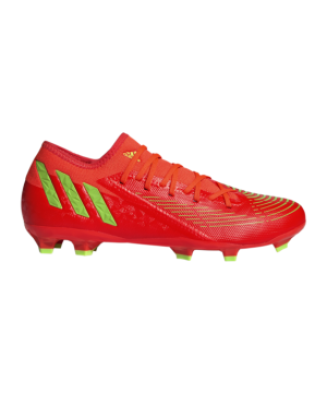 Adidas Predator EDGE.3 L FG Game Data – Červené Zelená