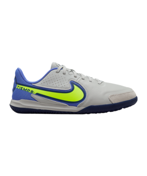 Nike Jr Tiempo Legend IX Recharge Academy IC Halle Dětské – Šedá Žlutá Modrý F075(shinei