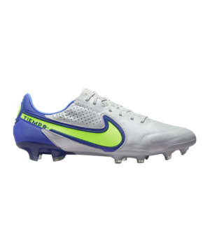 Nike Tiempo Legend IX Recharge Elite FG – Bílý Šedá Žlutá Modrý F075