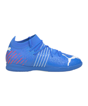 Puma FUTURE 3.2 Faster Football IT Halle Dětské – Modrý Červené F01(shinei