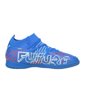 Puma FUTURE 3.2 Faster Football IT Halle Dětské – Modrý Červené F01(shinei