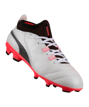 Puma ONE 17.1 FG Jr Dětské – Bílý F01