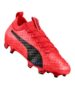 Puma Evopower Vigor 3D 1 FG Dětské – Červené F01