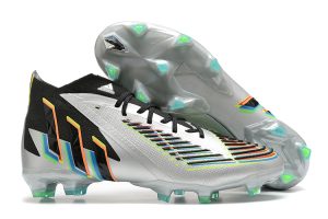 Kopačky adidas Predator Edge Geometric.1 FG Stříbrná Černá Modrá Zelená