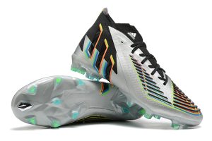 Kopačky adidas Predator Edge Geometric.1 FG Stříbrná Černá Modrá Zelená