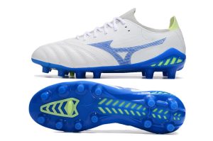 Mizuno MORELIA NEO III FG Kopačky Bílá Modrá