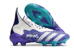 Kopačky Adidas Predator FREAK + FG Fialová Bílý