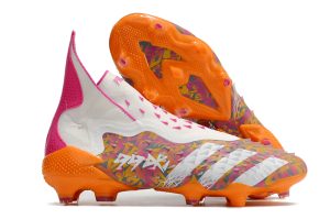 Kopačky Adidas Predator FREAK + FG Orange Bílá Fialová