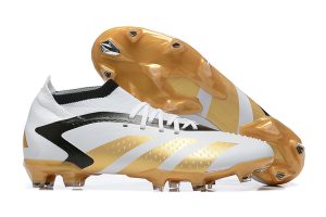 Kopačky Adidas Predator Accuracy + FG Bílé Zlato