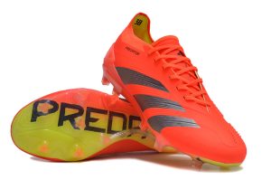 Kopačky Adidas Predator Accuracy + FG Červená Zelená Šedá