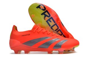 Kopačky Adidas Predator Accuracy + FG Červená Zelená Šedá