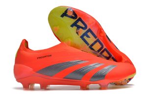 Kopačky Adidas Predator Accuracy + Laceless FG Červená Zelená Šedá