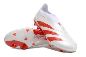 Kopačky Adidas Predator Accuracy+ FG Bílý Červené