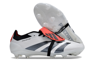 Kopačky Adidas Predator Accuracy+ FG Bílý Stříbrný Černá