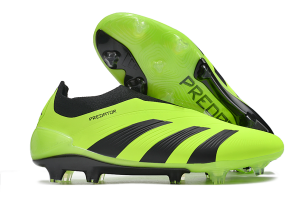 Kopačky Adidas Predator Elite Laceless FG Zelená Černá