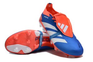 Kopačky Adidas Predator Accuracy+ FG Modrá Oranžová