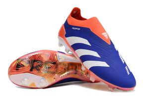 Kopačky Adidas Predator Elite Tongue FG Modrá Oranžová