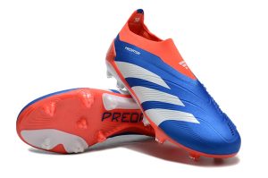 kopačky bez tkaniček Adidas Predator Accuracy+ FG Modrá Oranžová