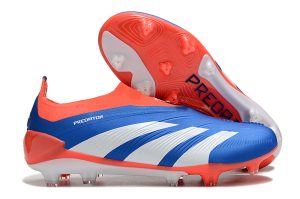 kopačky bez tkaniček Adidas Predator Accuracy+ FG Modrá Oranžová