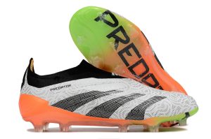 Kopačky Adidas Predator Accuracy+ FG Bílá Černá Oranžová Zelená