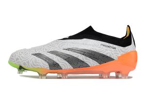 Kopačky Adidas Predator Accuracy+ FG Bílá Černá Oranžová Zelená