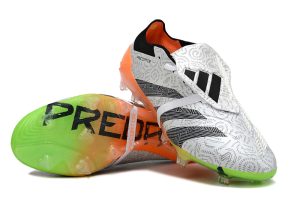 Kopačky Adidas Predator Accuracy+ FG Bílá Oranžová Černá