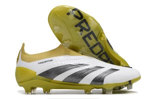 Kopačky Adidas Predator Accuracy+ FG Bílá Stříbrná