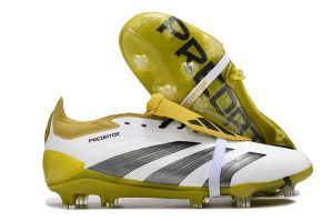 Kopačky Adidas Predator Accuracy+ FG Bílý Zlato Stříbrný