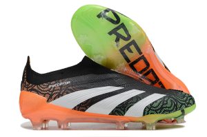 Kopačky Adidas Predator Accuracy+ FG Černá Zelená Oranžová