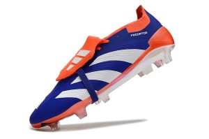 Kopačky Adidas Predator Elite Tongue FG Modrá Oranžová Bílá