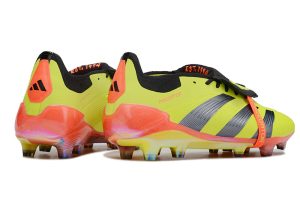 Kopačky Adidas Predator Elite Tongue FG Zelená Stříbrná Oranžová